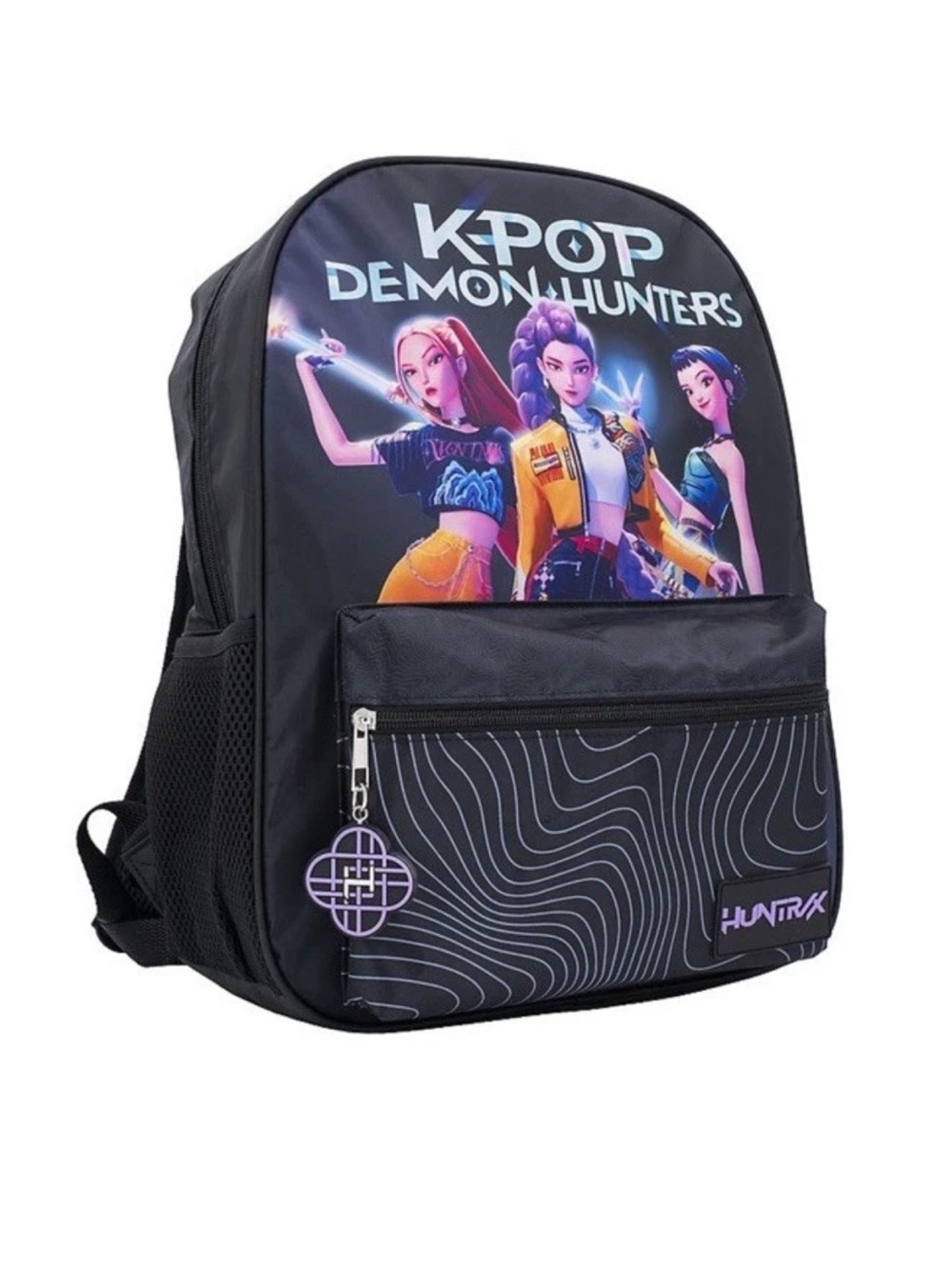 K-Pop Demon Hunters Kids Black Graphic Backpack